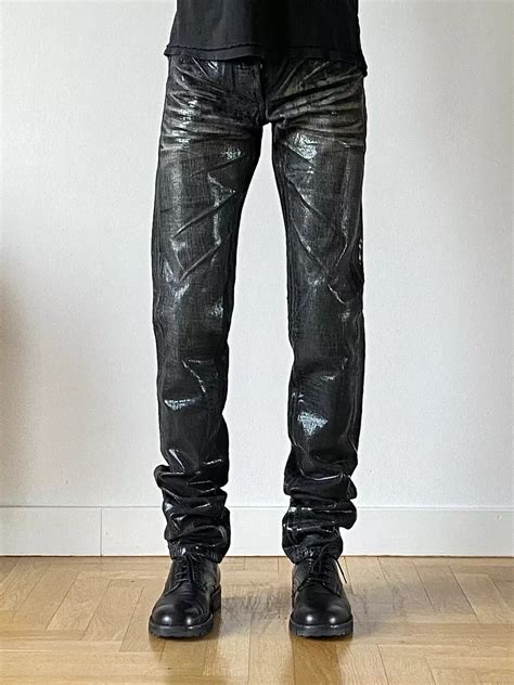 dior waxed jeans|Dior wax jeans men.